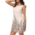Summer Floral Short Dress Loose Sleeveless Sundress - menochic